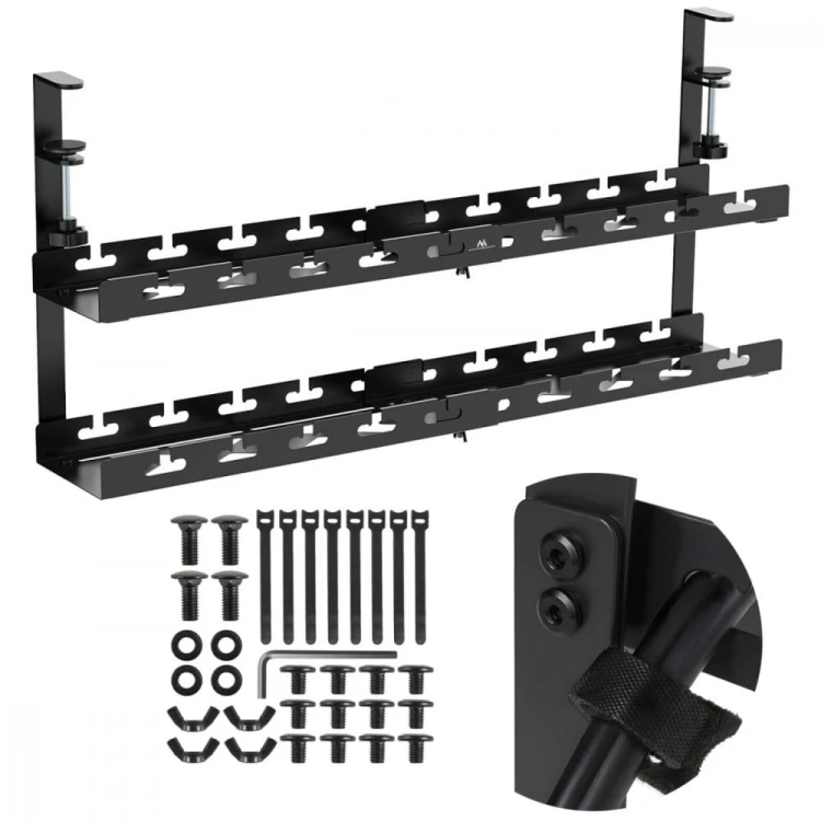 Maclean Organizer podbiurkowy na kable MC-102 B