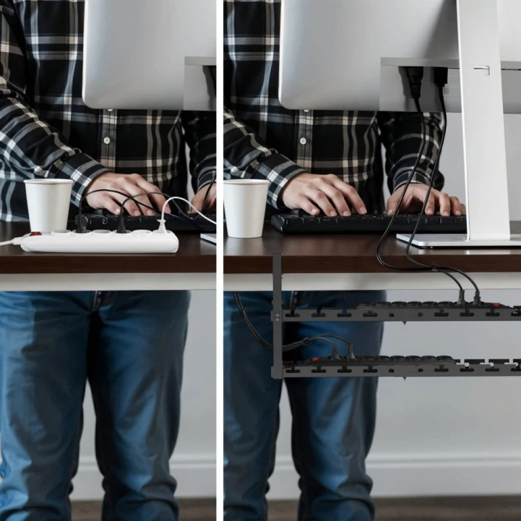 Maclean Organizer podbiurkowy na kable MC-102 B