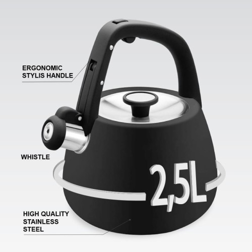 Feel-Maestro Czajnik nieelektryczny 2,5 l MR-1318-BLACK