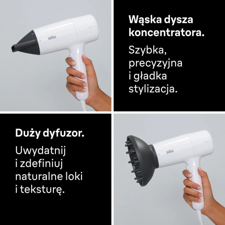 Braun Suszarka do włosów z dyfuzorem 2200W HD226E