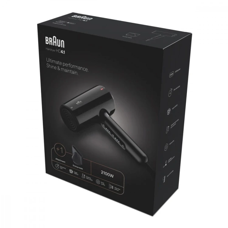 Braun Suszarka do włosów 2100W, wskaźniki LED HD410E