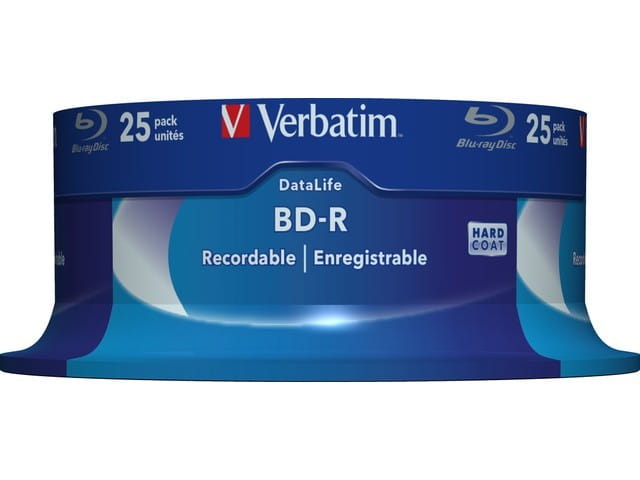 Verbatim Płyty BD-R 6x 25GB 25P CB DataLife 43837