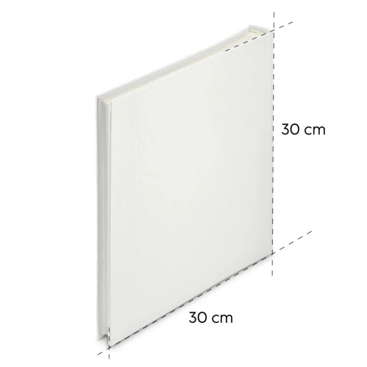 Hama Album jumbo 30x30 wrinkled biały