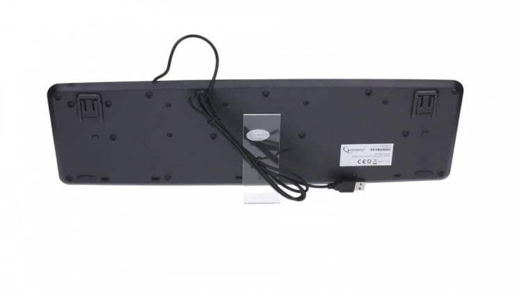 Gembird Klawiatura standardowa USB Cyrylica KB-U-103-RU czarna