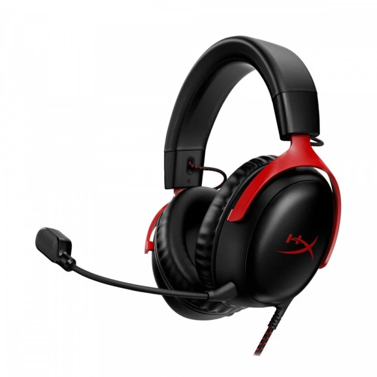 HyperX Zestaw słuchawkowy CloudX III czarno-czerwony Gaming - 727A9AA