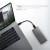AXAGON EEM2-SG2 Obudowa zewnętrzna aluminiowa bezśrubowa USB-C 3.2 Gen 2 M.2 NVMe &amp; SATA SSD + USB-A - USB-C redukcja