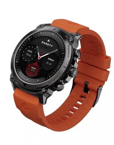 Garett Electronics Smartwatch Garett Atom czarny stalowy