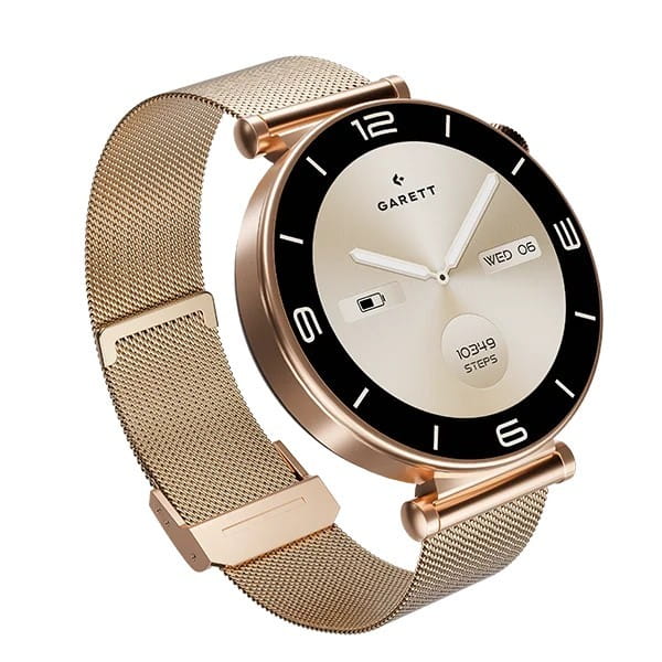 Garett Electronics Smartwatch Rose złoty mesh