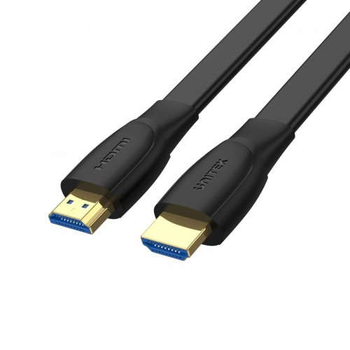 Unitek Kabel HDMI High Speed 2.0 4K 60Hz płaski; C11063BK-2M