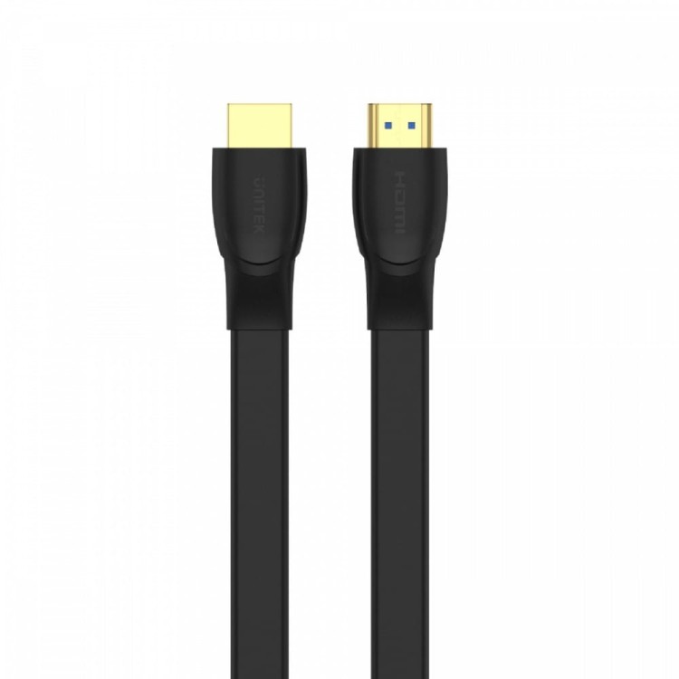 Unitek Kabel HDMI High Speed 2.0 4K 60Hz płaski; C11063BK-2M