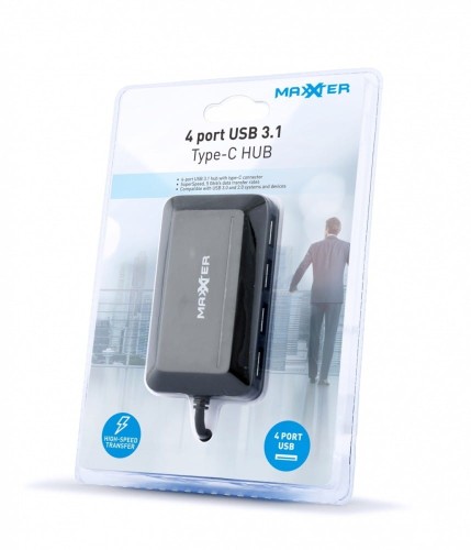 Gembird HUB USB-C 4xUSB 3.1