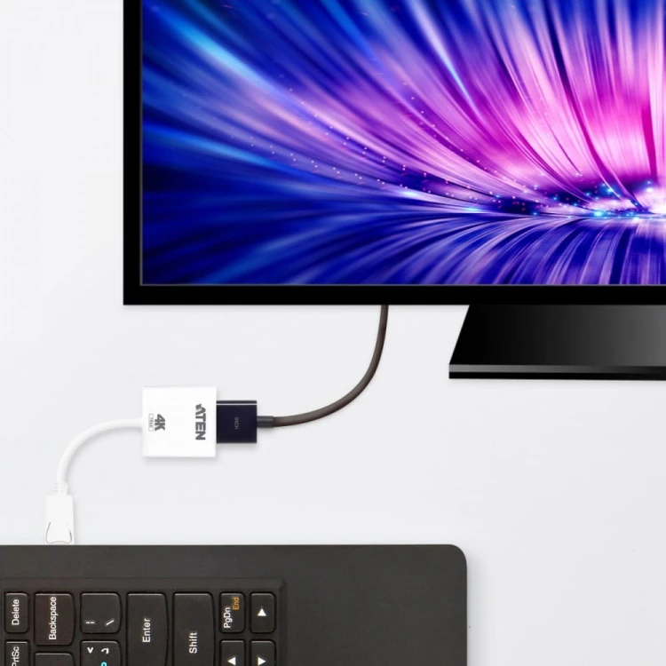 ATEN Adapter DisplayPort do HDMI 4K