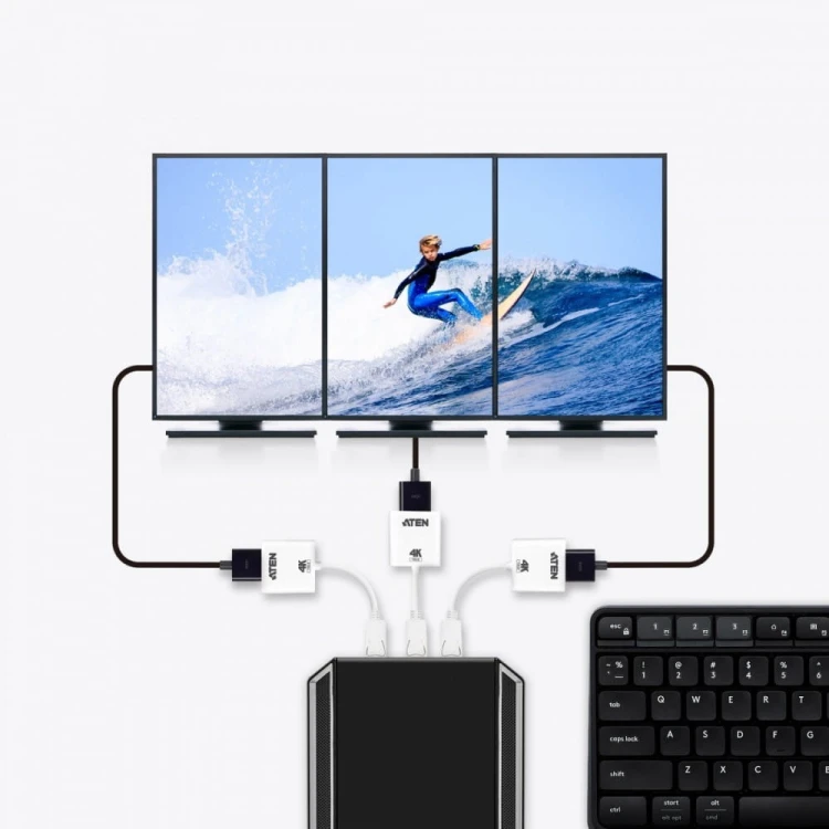 ATEN Adapter DisplayPort do HDMI 4K