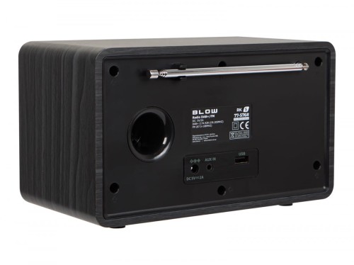 BLOW Radio kuchenne FM/DAB+ RK5 Bluetooth czarne