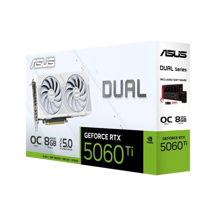 Asus Karta graficzna GeForce RTX 5060 Ti DUAL 8GB GDDR7 128BIT HDMI/3DP