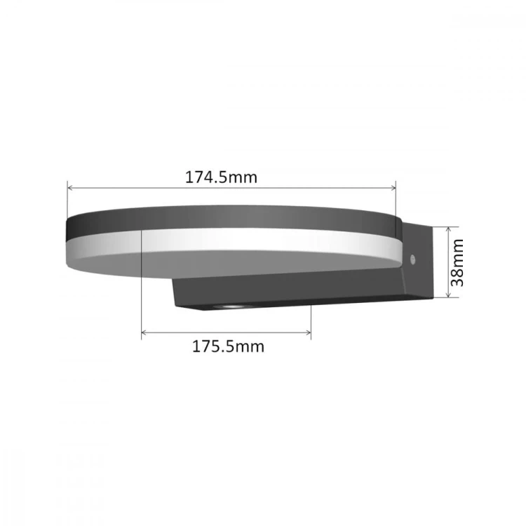 Maclean Lampa LED zewnętrzna 15W MCE346W Biała