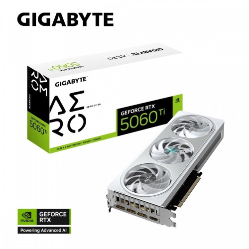 Gigabyte Karta graficzna GeForce RTX 5060 Ti AERO OC 8GB 128BIT GDDR7 HDMI/3DP