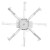 Neomounts Uchwyt sufitowy do projektora CL25-550WH1 35kg 74,5-114,5cm