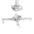 Neomounts Uchwyt sufitowy do projektora CL25-550WH1 35kg 74,5-114,5cm
