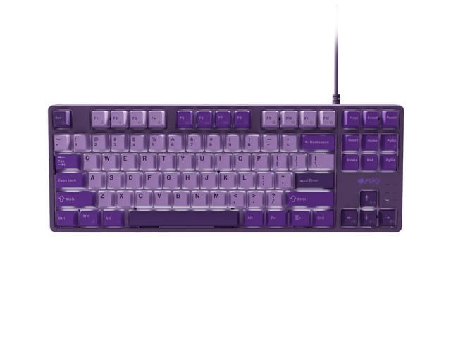 Natec Klawiatura Fury Kanabo K2 US fioletowa podświetlenie mechaniczna