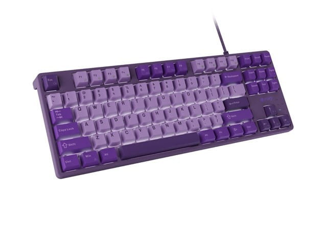 Natec Klawiatura Fury Kanabo K2 US fioletowa podświetlenie mechaniczna