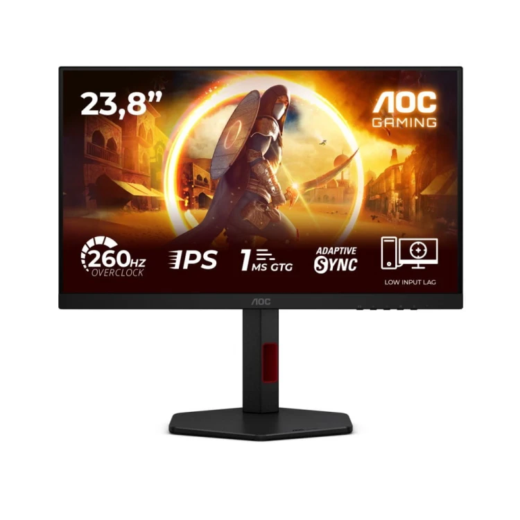 AOC Monitor 23.8 cala 24G4ZR Fast IPS 240Hz HDMIx2 DP Pivot