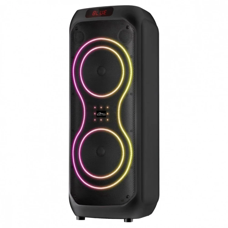 Media-Tech Głośnik bluetooth power audio MAX MT3185 Bluetooth 5.3+EDR/TWS/MP3/MicroSD/USB/AUX/Radio FM/Karaoke/USB-C/RMS 120W/ PMPO 1400W