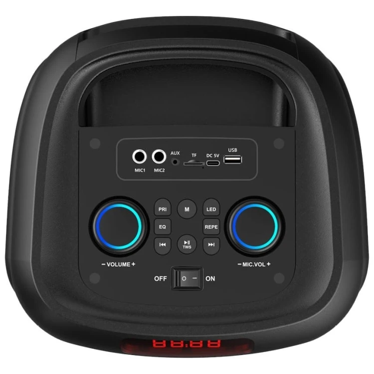 Media-Tech Głośnik bluetooth power audio MAX MT3185 Bluetooth 5.3+EDR/TWS/MP3/MicroSD/USB/AUX/Radio FM/Karaoke/USB-C/RMS 120W/ PMPO 1400W