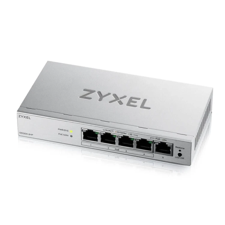 Zyxel Przełącznik POE 5xGE L2 GS1200-5HPV3-EU0101F