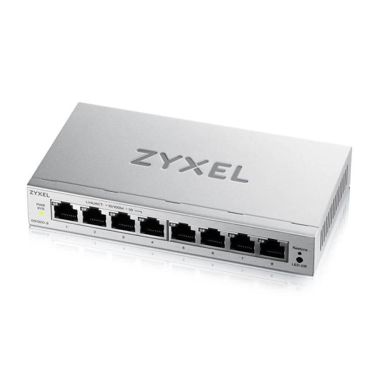 Zyxel Przełącznik 8XGE GS1200-8V3-EU0101F