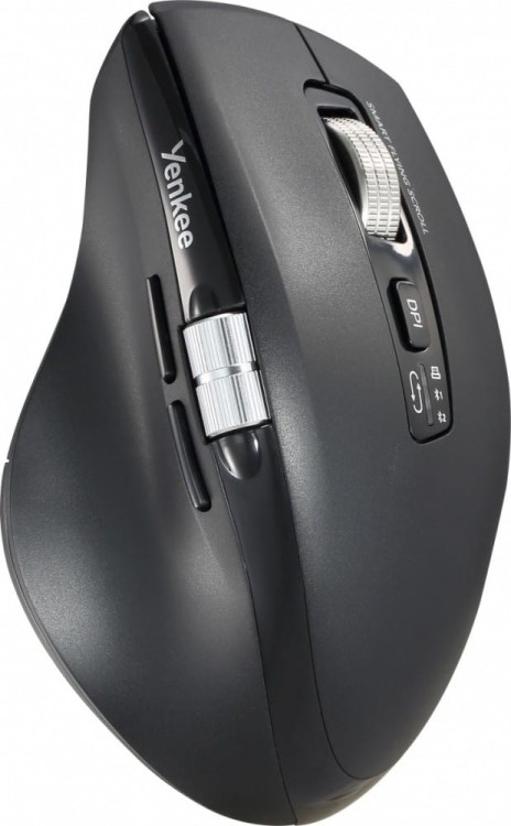 YENKEE Mysz bezprzewodowa, akumulator, Dual 2xBT +USB2,4G Flying Scroll