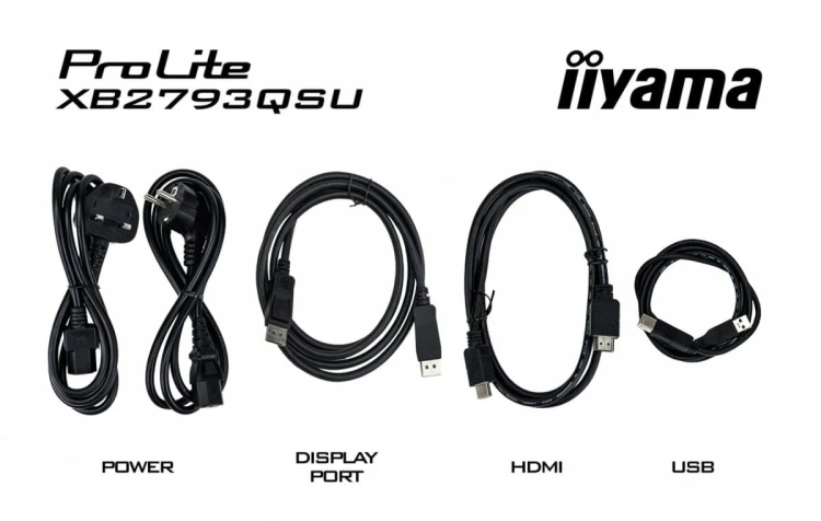 IIYAMA Monitor 27 cali XB2793QSU-B1 IPS, QHD, HDMI, DP, 2xUSB