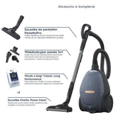 Electrolux Odkurzacz workowy Pure D8 PD82-8DB SILENCE