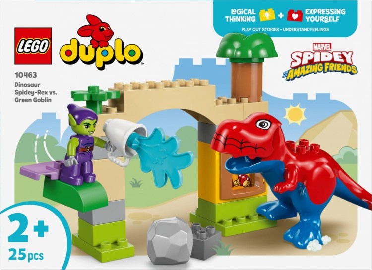 LEGO Klocki DUPLO Disney 10463 Dinozaur Spidey-Rex i Zielony Goblin