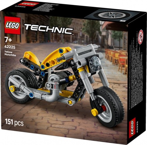 LEGO Klocki Technic 42225 Żółty motocykl
