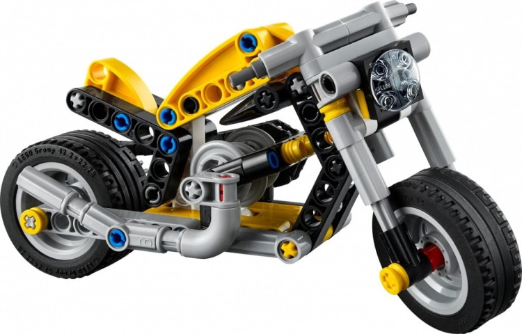 LEGO Klocki Technic 42225 Żółty motocykl