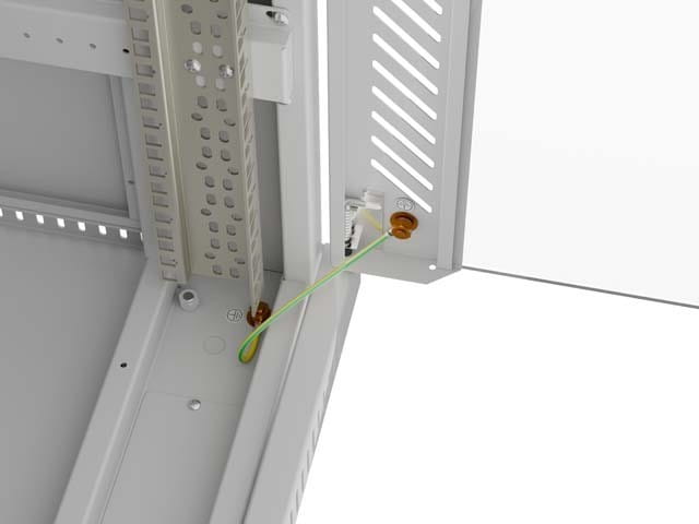Lanberg Szafa instalacyjna rack stojąca 19" 32U 600x800 szara drzwi     przeszkolne  LCD ( Flat pack)