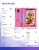 ULEFONE Tablet Tab A9 Pro Kids 4G 8" 4/128GB z etui dla dzieci różowy