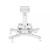 Neomounts Uchwyt sufitowy do projektora CL25-530WH1 h:25,5 cm biały