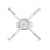 Neomounts Uchwyt sufitowy do projektora CL25-530WH1 h:25,5 cm biały