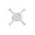 Neomounts Uchwyt sufitowy do projektora CL25-530WH1 h:25,5 cm biały