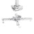 Neomounts Uchwyt sufitowy do projektora CL25-540WH1 h:60,5-90,5 cm biały