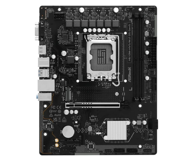 ASRock Płyta główna H610M-HVS/M.2 D5 GEN5 s1700 2DDR5 DP/HDMI mATX
