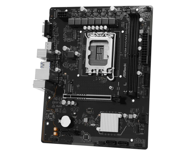 ASRock Płyta główna H610M-HVS/M.2 D5 GEN5 s1700 2DDR5 DP/HDMI mATX