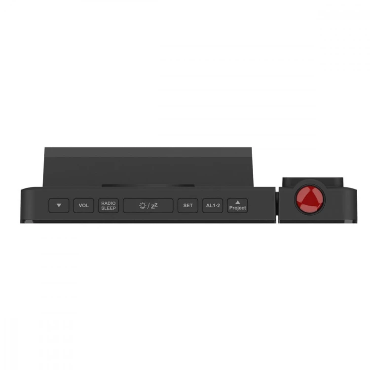 GreenBlue Radiobudzik cyfrowy LED GB172 radio FM, alarm, zegar 12/24, zasilanie USB 5V DC, CR2032