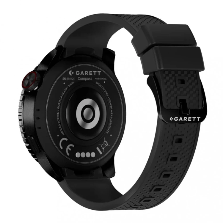Garett Electronics Smartwatch Compass GPS czarny