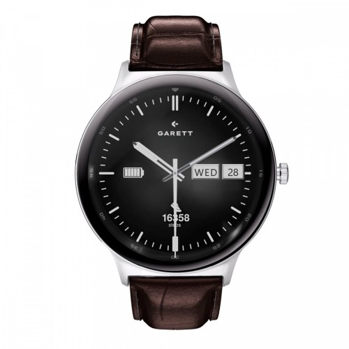 Garett Electronics Smartwatch Quantum srebrny stalowy