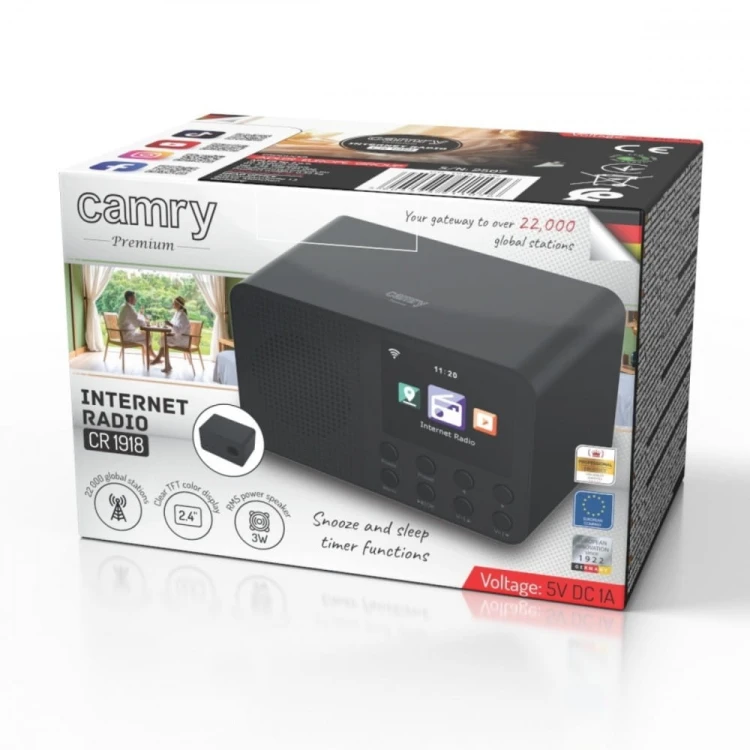 Camry CR1918 Radio Internetowe z WIFI