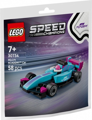 LEGO Klocki Speed Champions 30734 Mały bolid F1 ACADEMY