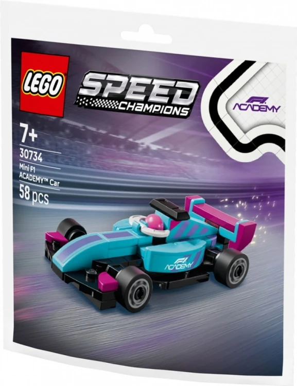 LEGO Klocki Speed Champions 30734 Mały bolid F1 ACADEMY